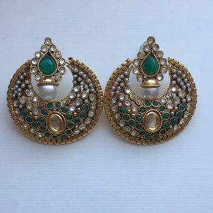 Grand maharani style earrings
